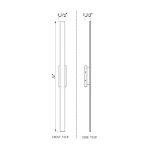 Stylet 4-Light Outdoor Wall Light