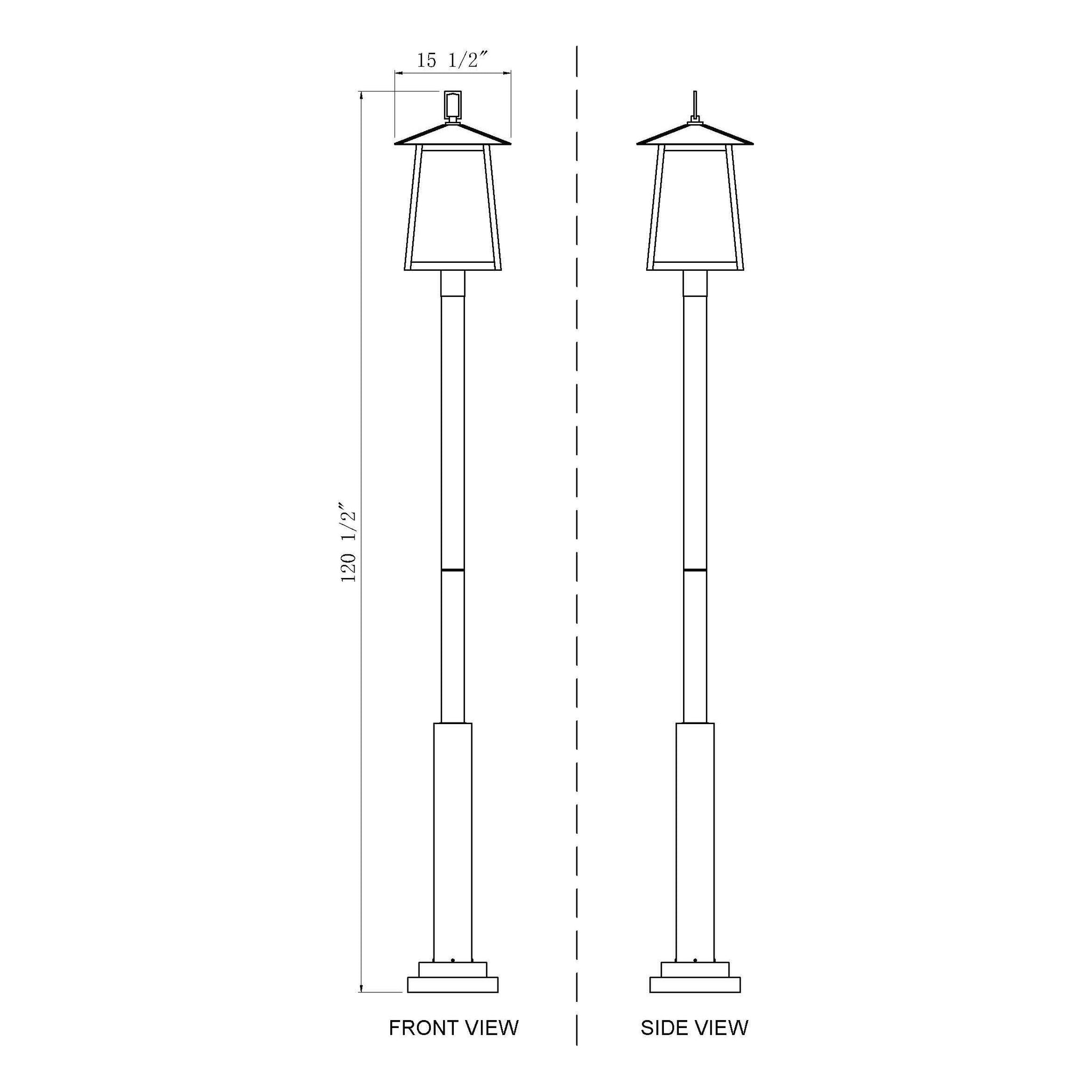 Rainer 5-Light Outdoor Post Mounted Fixture