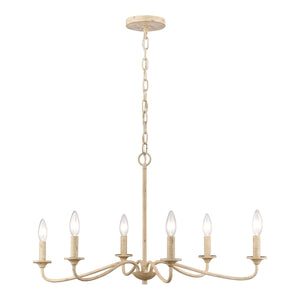 Ellisville 30" Wide 6-Light Chandelier