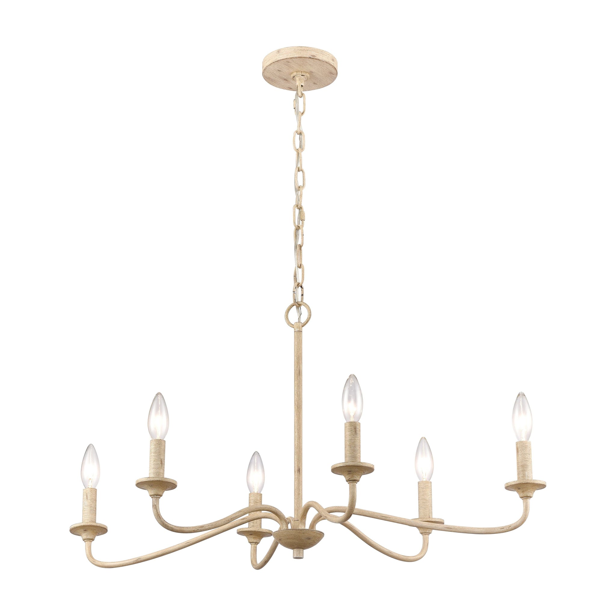 Ellisville 30" Wide 6-Light Chandelier