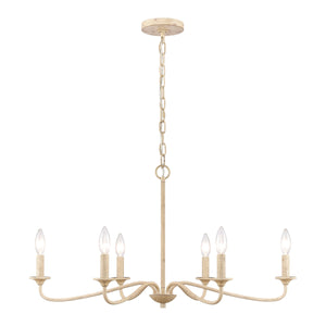 Ellisville 30" Wide 6-Light Chandelier