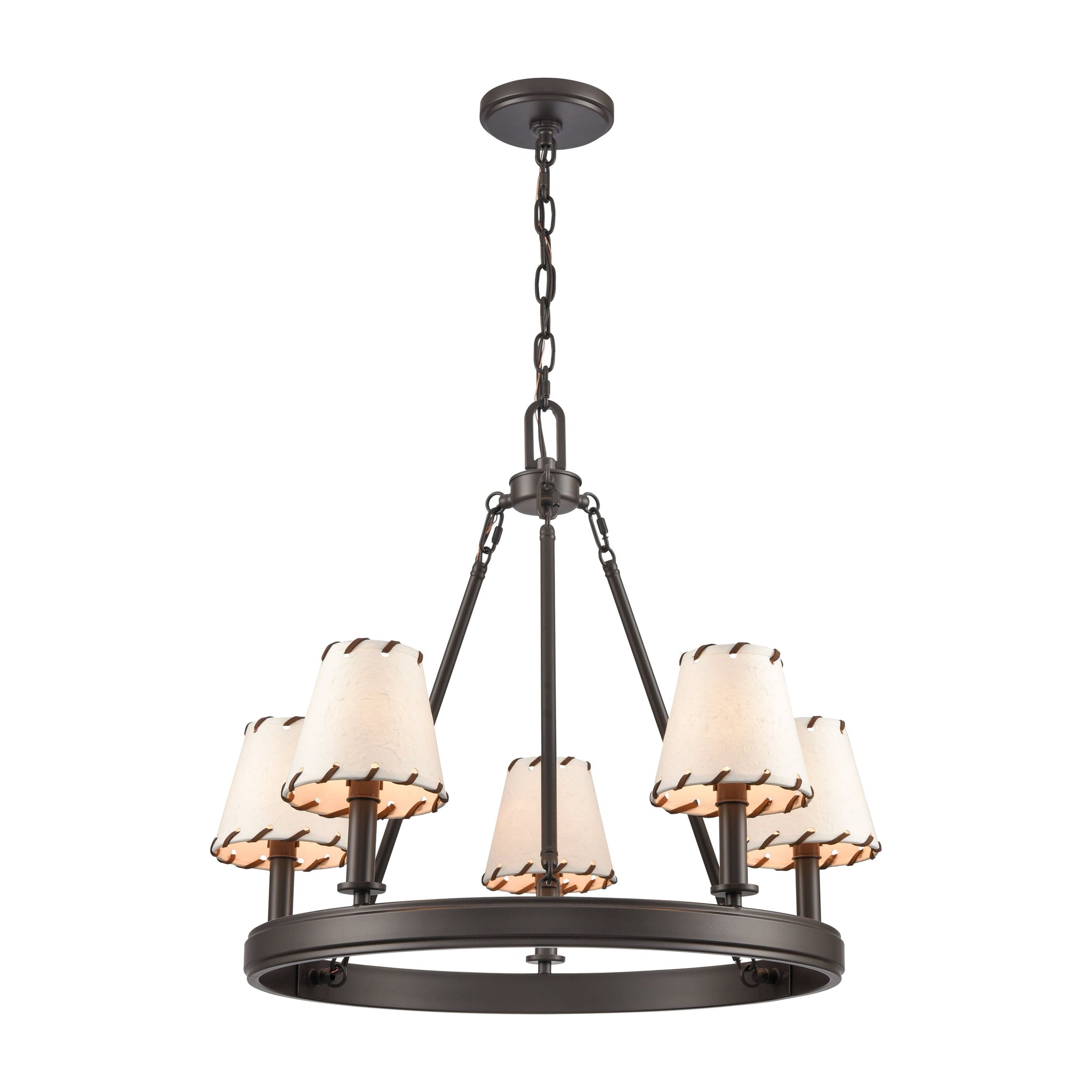 Marion 24.5" Wide 5-Light Chandelier