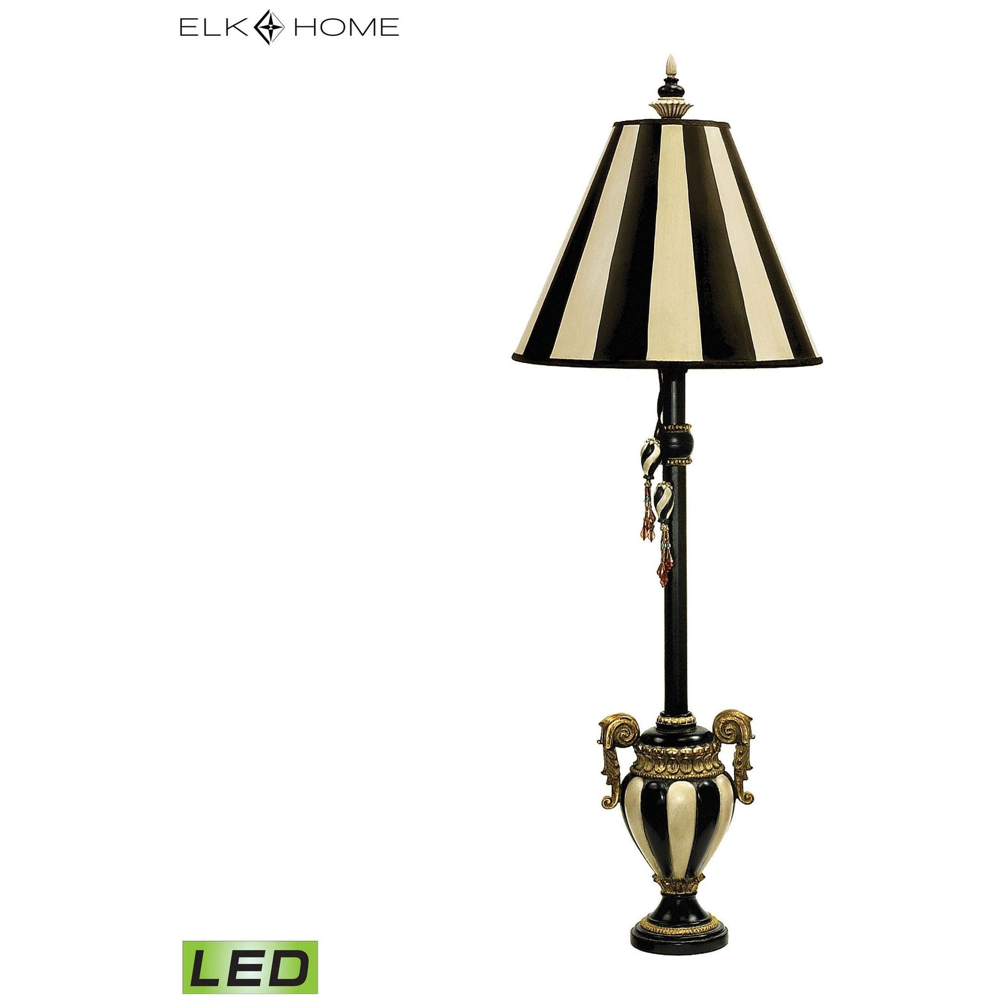 Carnival Stripe 32" High 1-Light Table Lamp