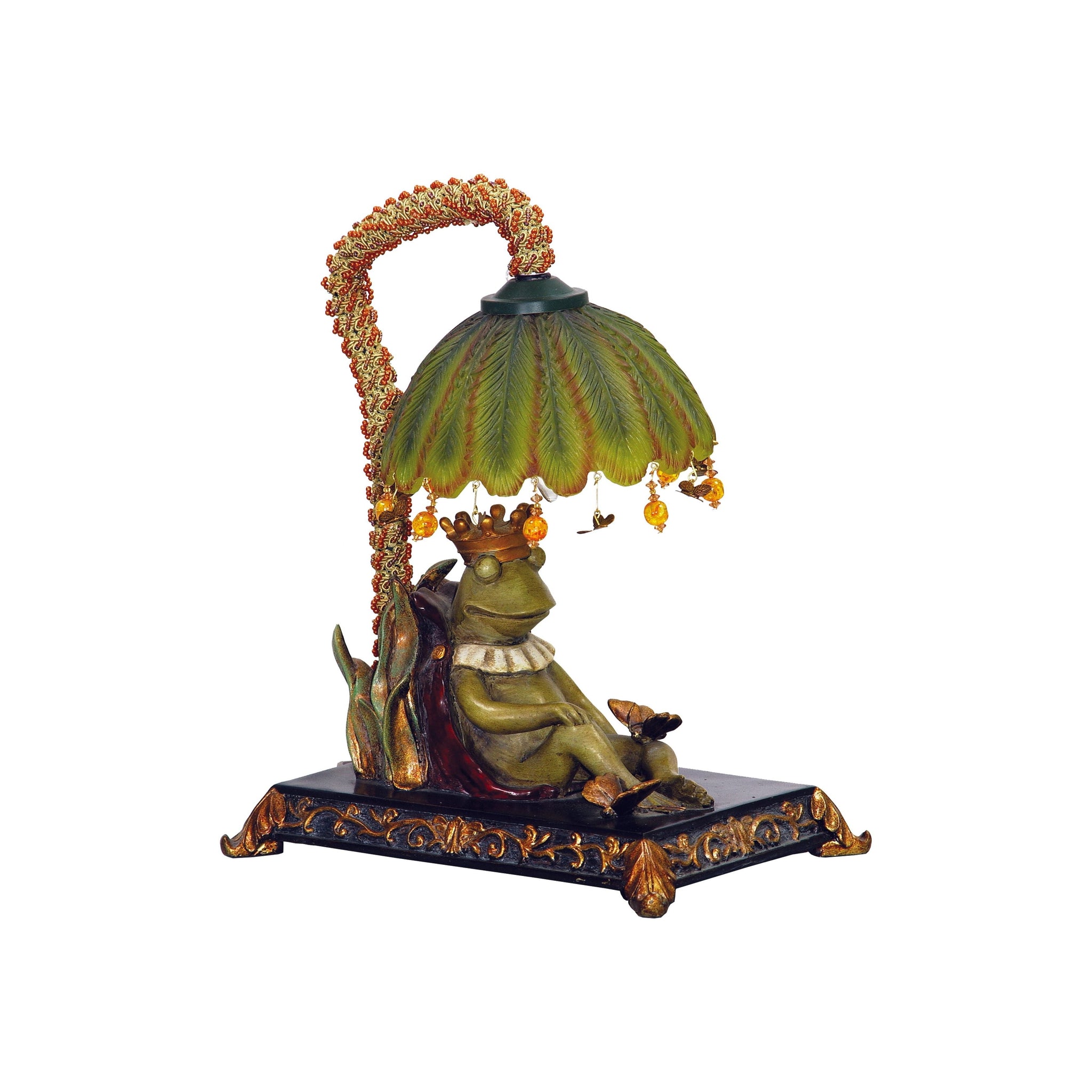 Sleeping King Frog 12.3" High 1-Light Table Lamp