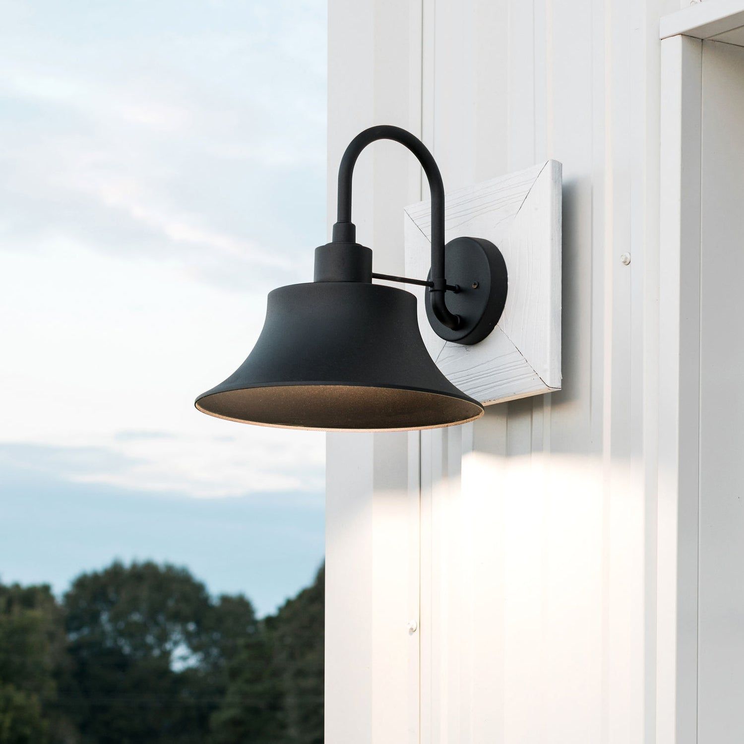 Brock 1-Light Outdoor Wall Lantern