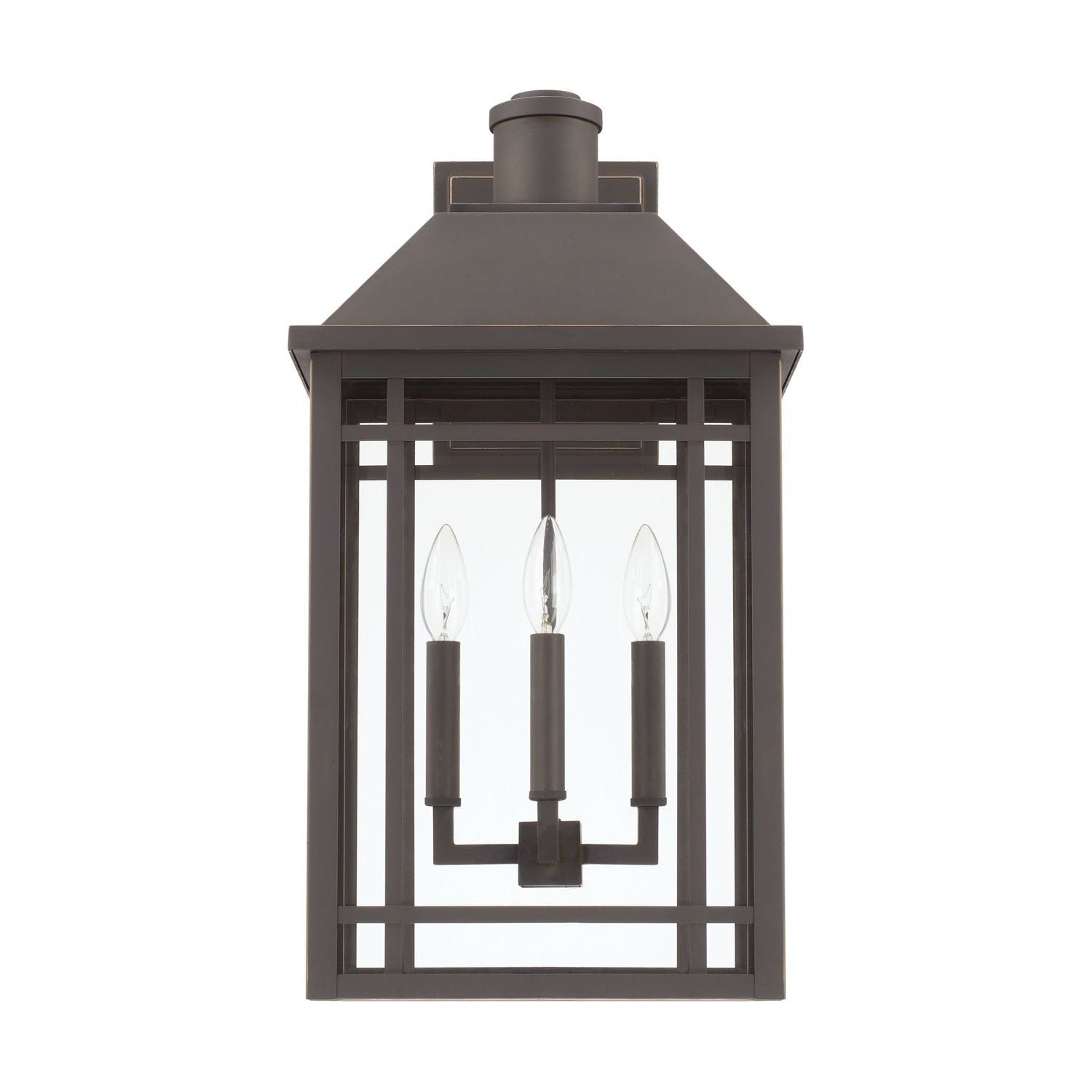 Braden 3-Light Outdoor Wall Lantern