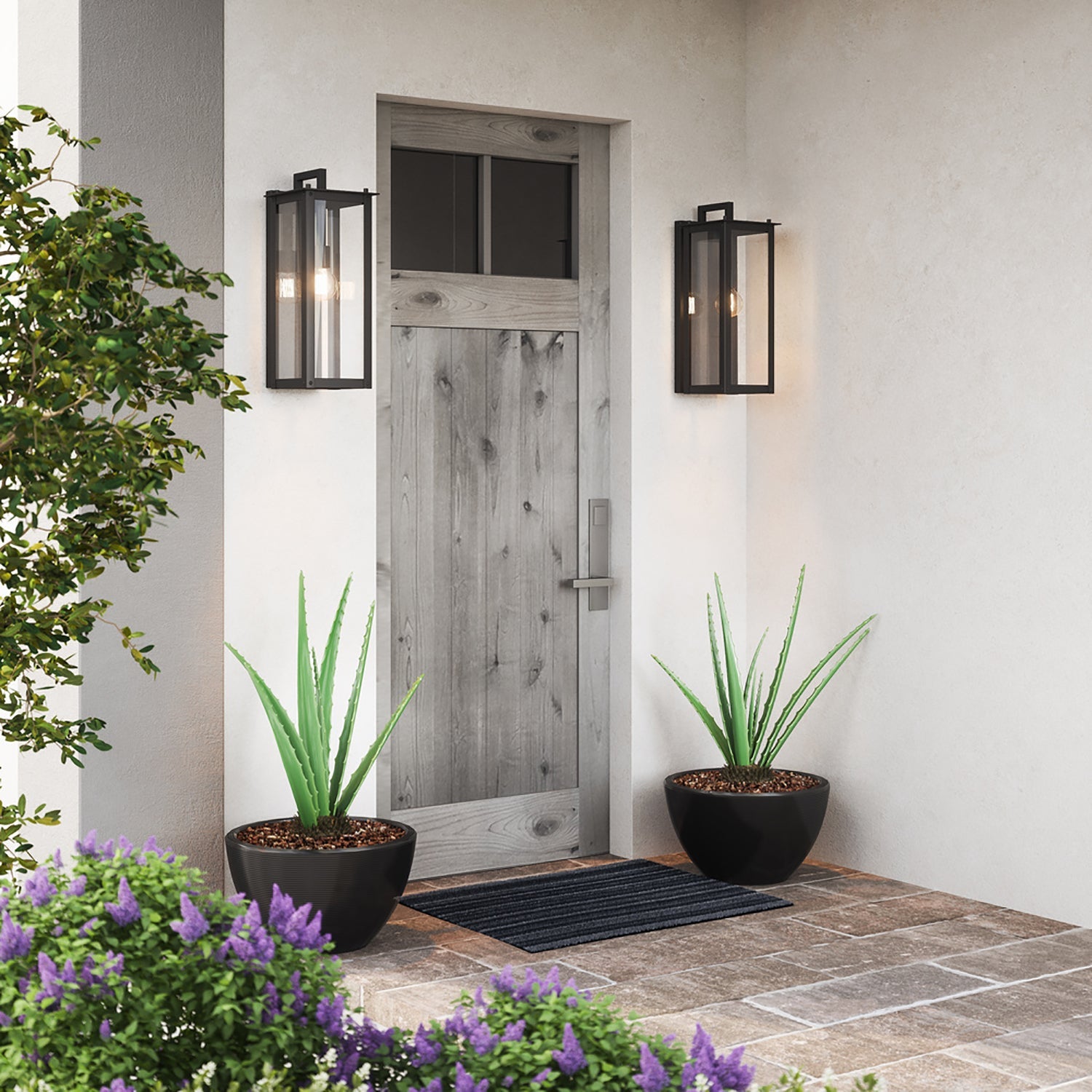 Hunt 1-Light Outdoor Wall Lantern