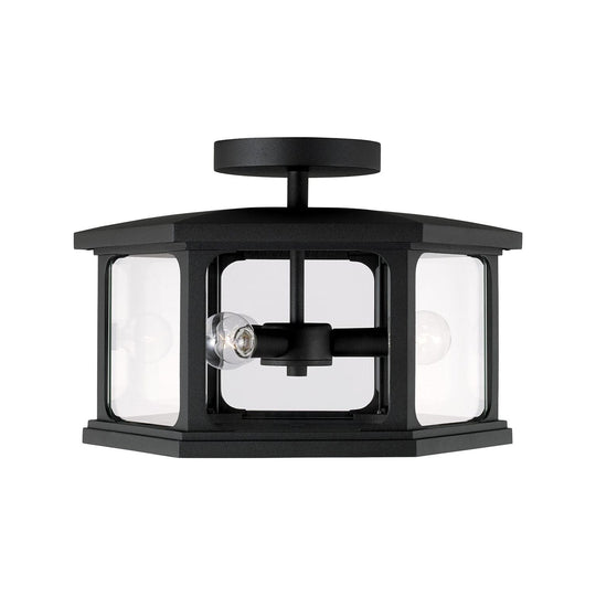 Walton 3-Light Outdoor Semi Flush Mount