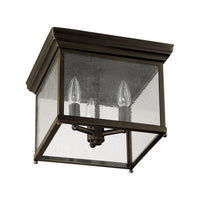 3-Light Outdoor Flush Mount