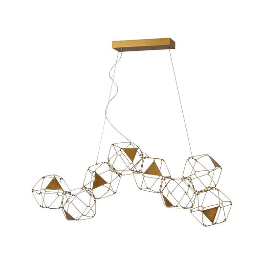 Cube 50" LED Chandelier