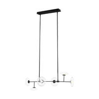 Helix 6-Light LED Linear Chandelier