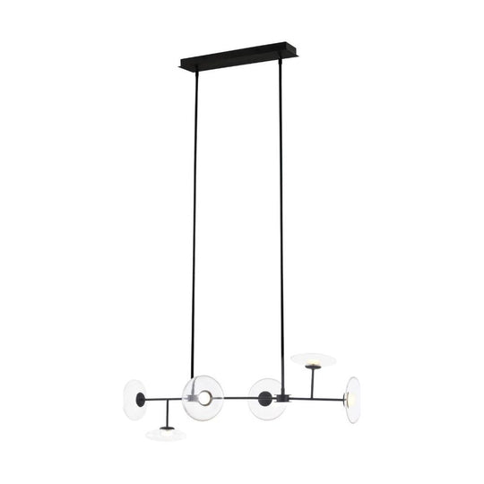 Helix 6-Light LED Linear Chandelier