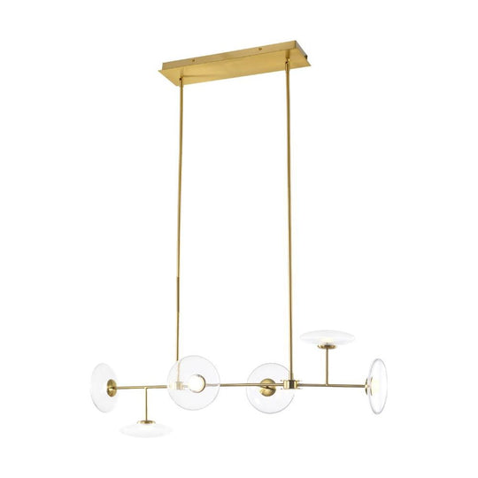 Helix 6-Light LED Linear Chandelier