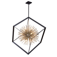 Sunburst 12-Light Chandelier