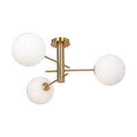 Aurelia 3-Light Semi-Flush Mount
