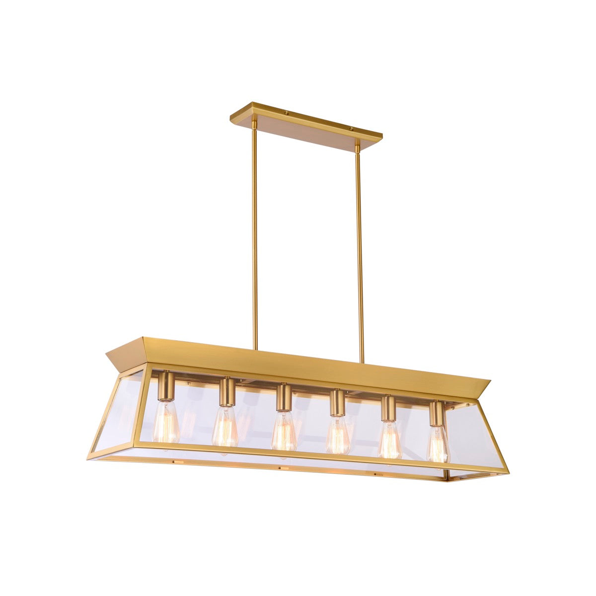 Lucian Linear Island Chandelier