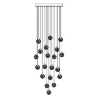 Snowflake 20-Light LED Chandelier
