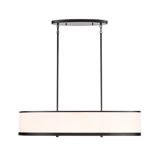 High Street 8-Light Island Light 15"