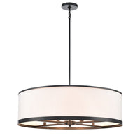 High Street 8-Light Island Light 30"