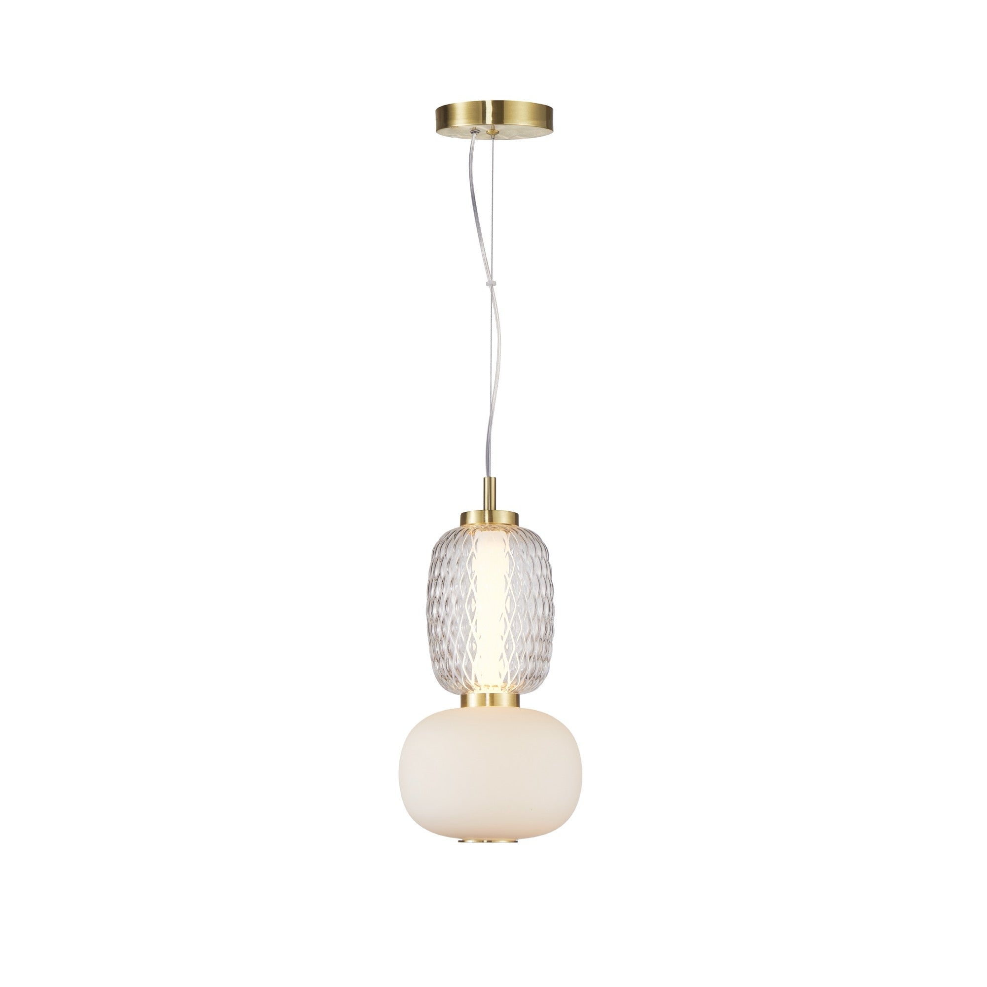 Cyra 1-Light Double Shade Pendant