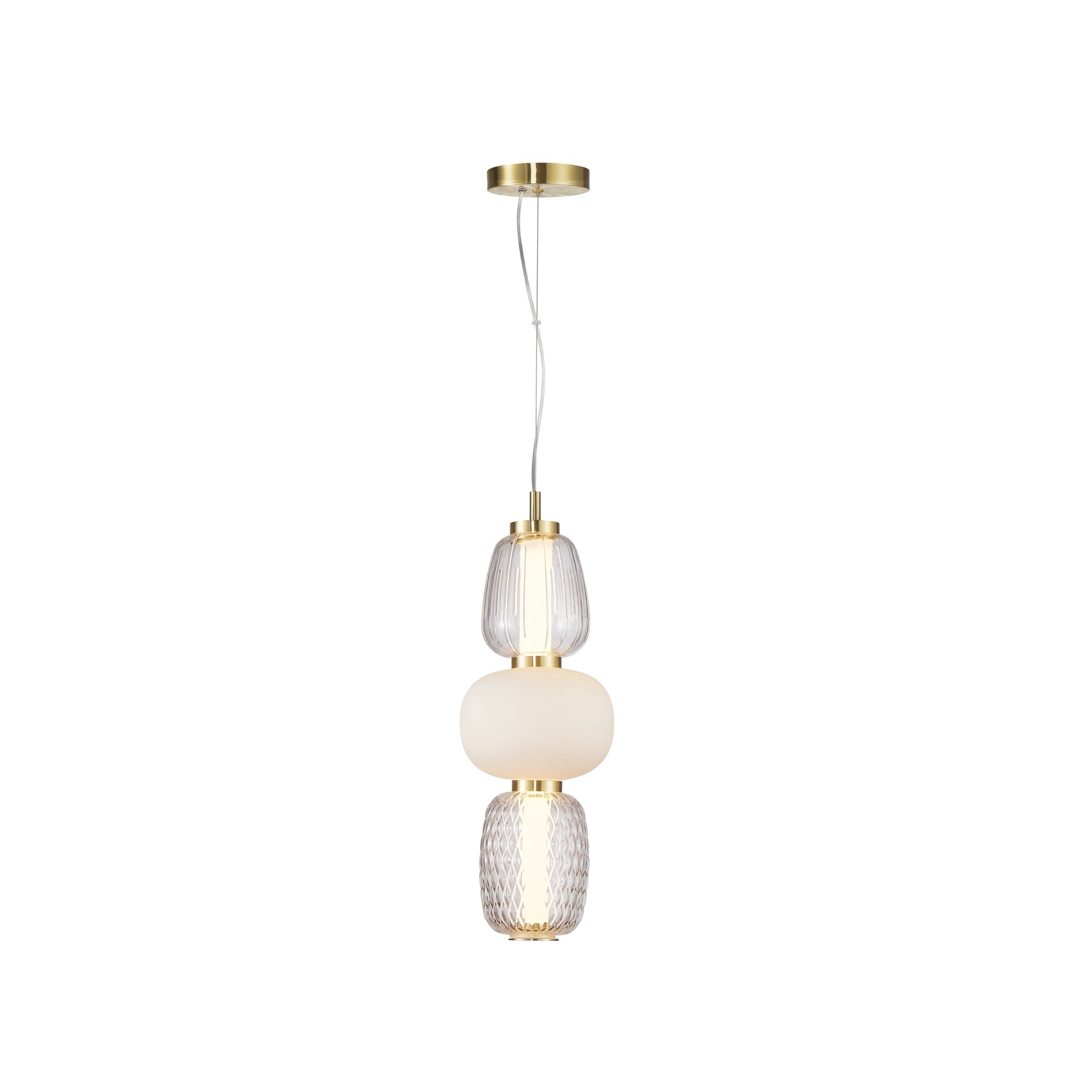 Cyra 1-Light Triple Shade Pendant