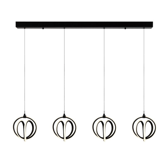Rose 4-Light LED Chandelier