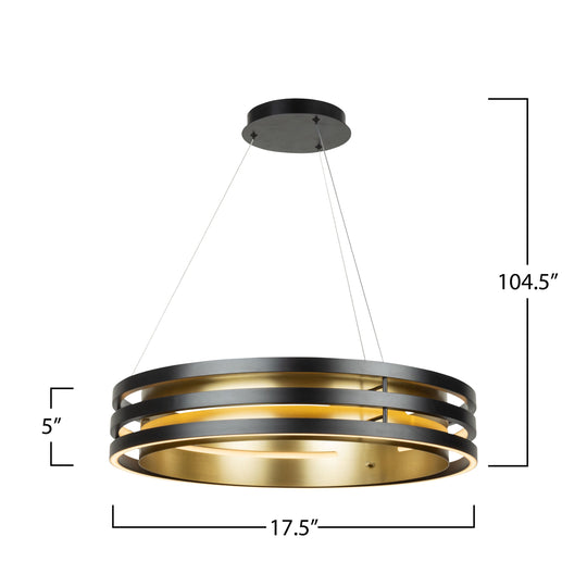 Toledo 1-Light 44.5" Chandelier