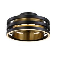 Toledo 1-Light Semi-Flush Mount