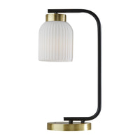 Textured Glass Desk Lamp