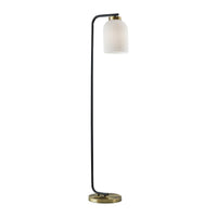 Textured Glass Floor Lamp