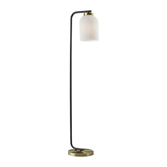 Textured Glass Floor Lamp