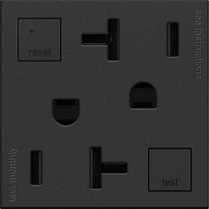 Adorne 20A Tamper-Resistant Self-Test GFCI Outlet