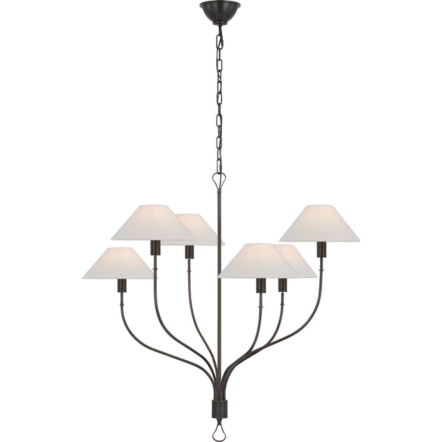 Griffin Large Staggered Tail Chandelier
