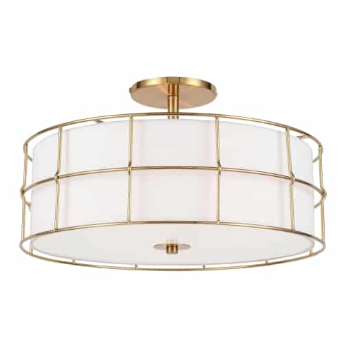 Alcala 3-Light Semi-Flush Mount