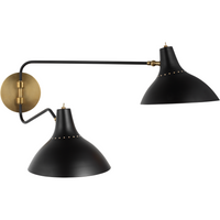 Charlton Medium Double Wall Light