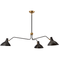 Charlton Large Triple Arm Chandelier