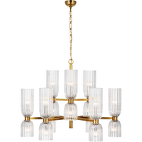 Asalea Medium Two-Tier Chandelier