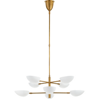 Graphic Large Two-Tier Chandelier