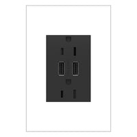 Dual USB Plus-Size Outlet Combo