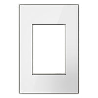 Mirror White 1-Gang+ Wall Plate