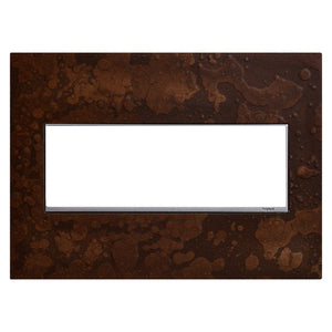 3-Gang Wall Plate in Hubbardton Forge Bronze