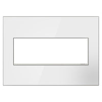 Mirror White 3-Gang Wall Plate