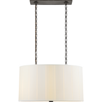 Perfect Pleat Oval Hanging Shade