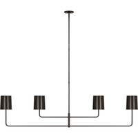Go Lightly 70" Four Light Linear Chandelier