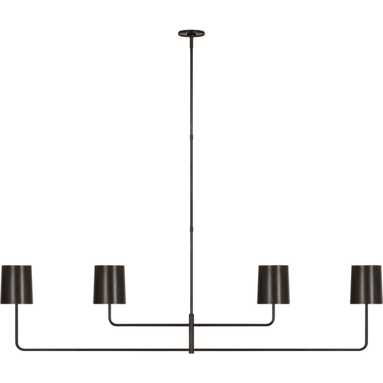 Go Lightly 70" Four Light Linear Chandelier