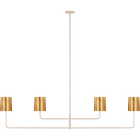 Go Lightly 70" Four Light Linear Chandelier