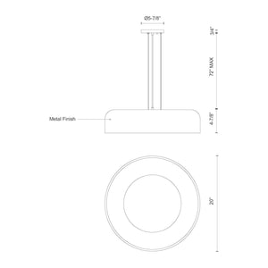 Beacon 20" Pendant