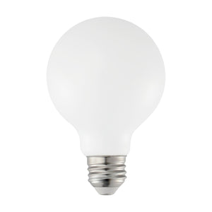 6W Dimmable LED E26 G25 3000K 120V CRI>=90 Bulb