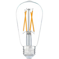6W Dimmable LED E26 ST58 2700K