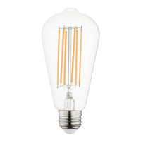 6W LED E26 ST64 Dimmable Clear 2200K